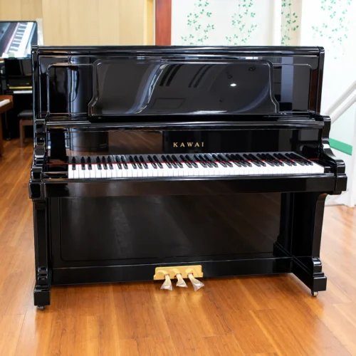 Đàn piano Kawai US80 cũ cao cấp, sản xuất tại Nhật Bản, màu đen bóng